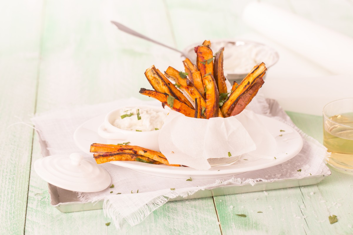 Aubergine frietjes