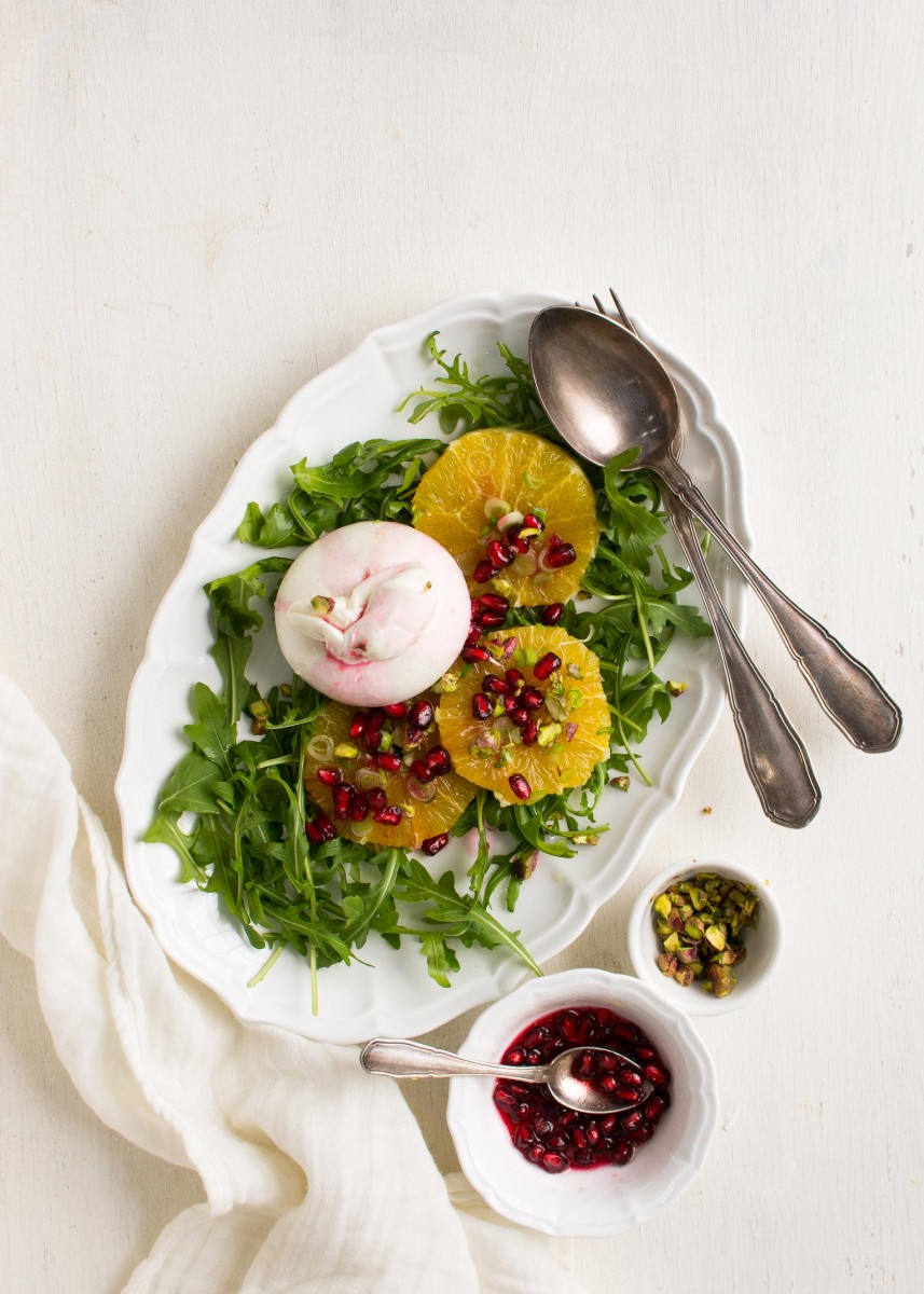 Burrata refrescante para celebrar