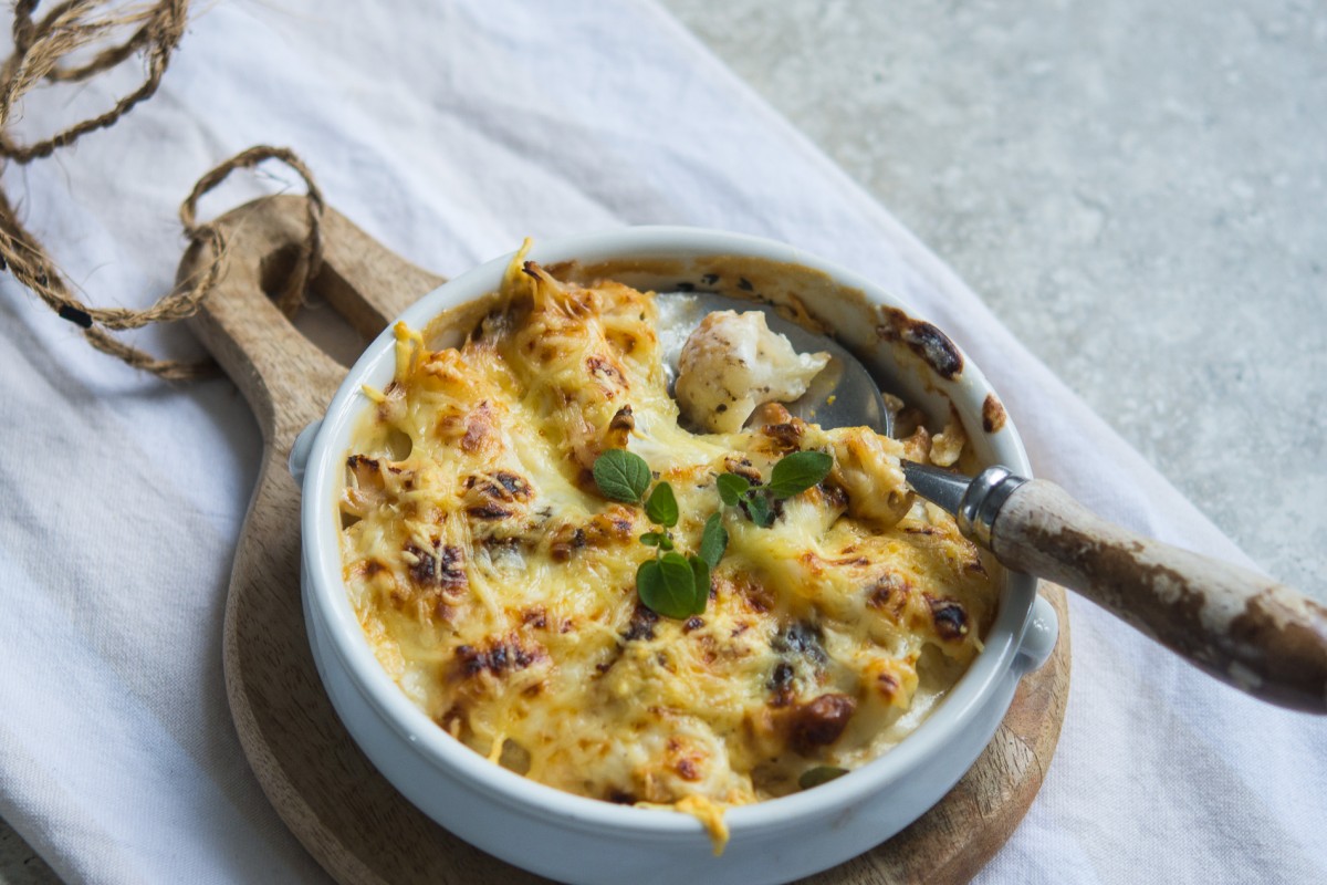 Coliflor con bechamel trufada