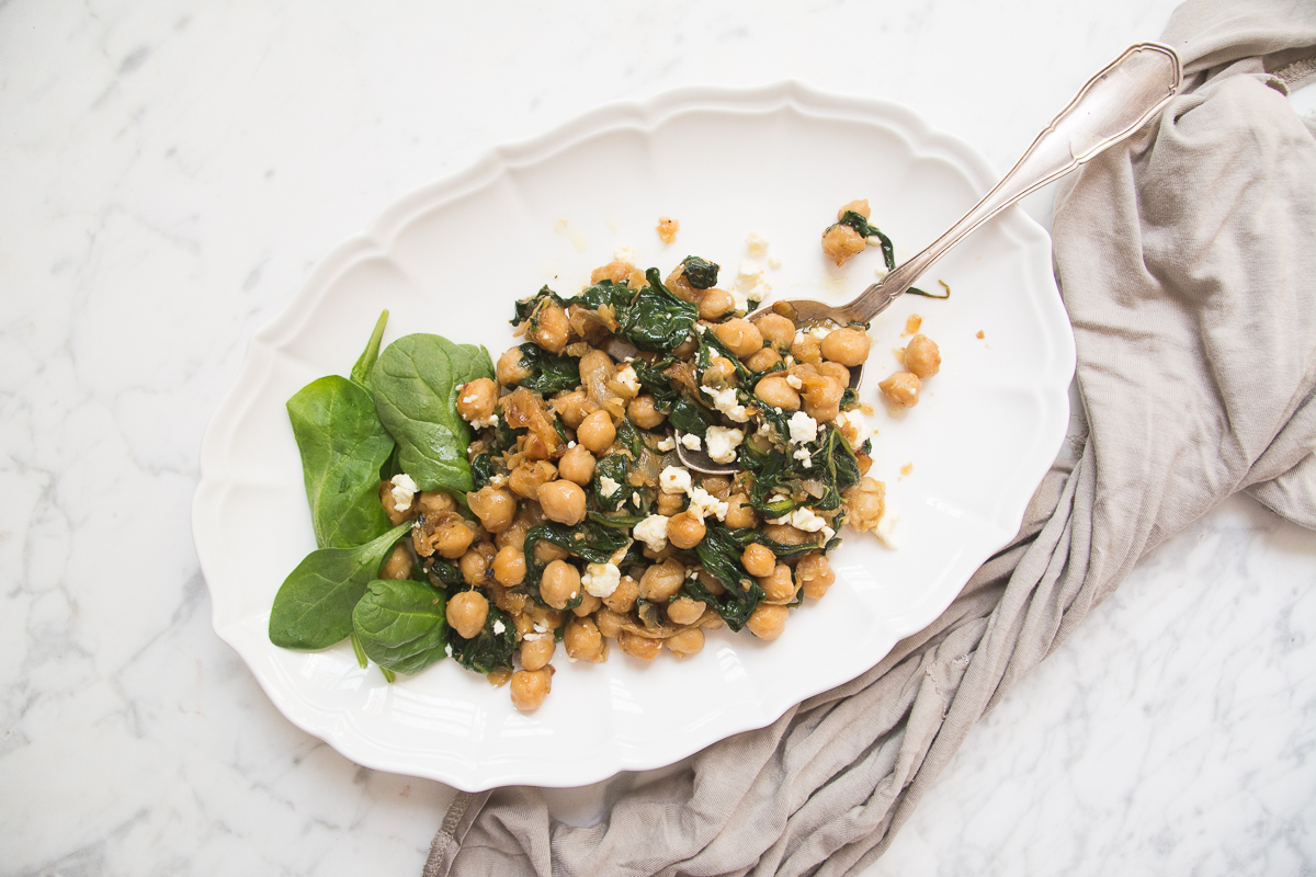 Increíble ensalada de garbanzos especiados 