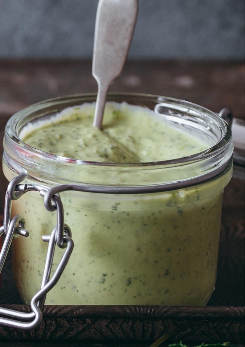 Green goddes salad dressing