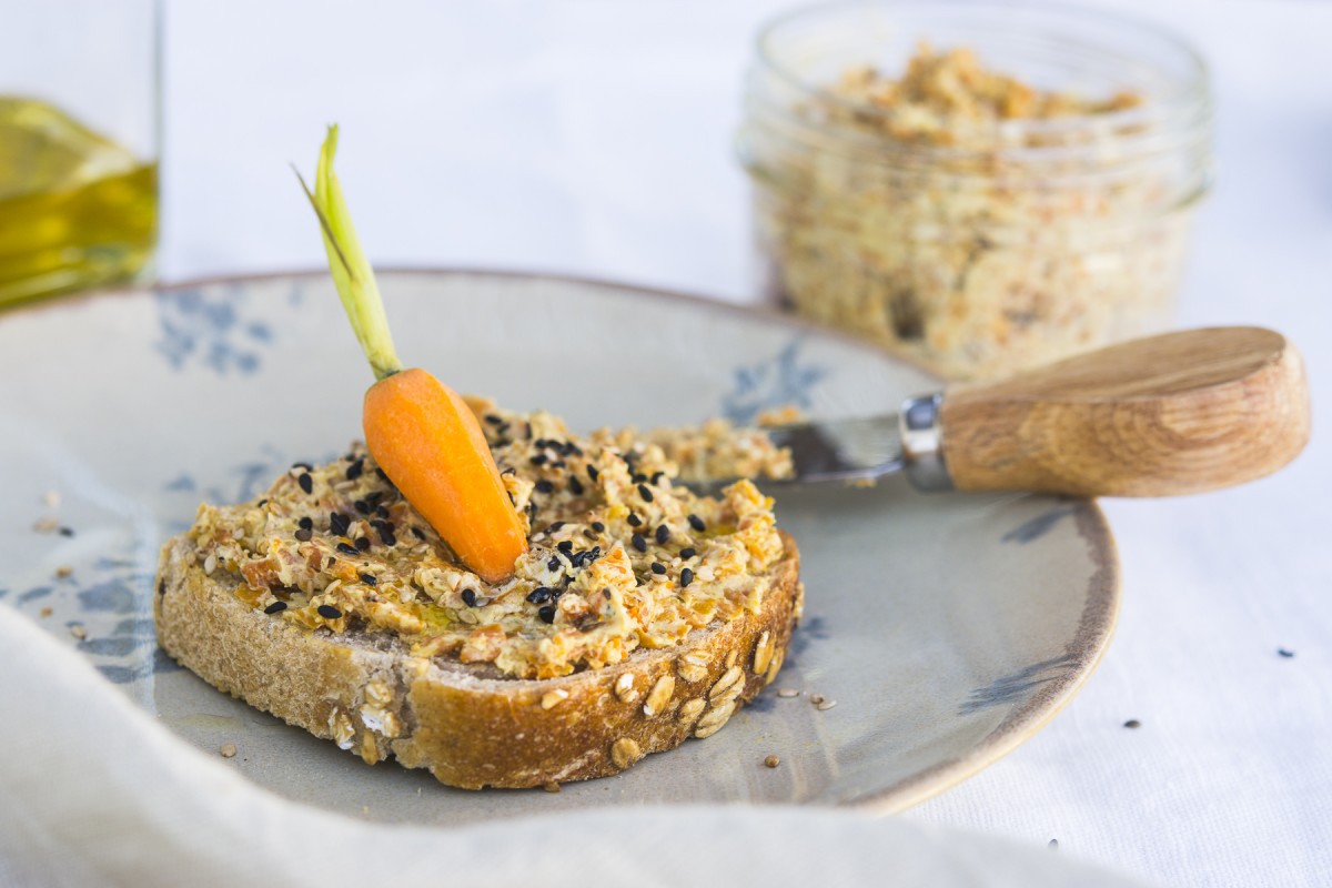 Paté de zanahorias aliñadas