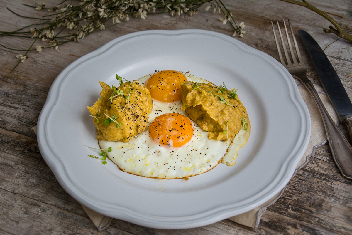 Puré de tuberculos asados