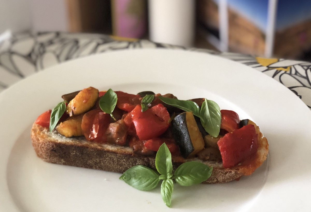 Ratatouille toast