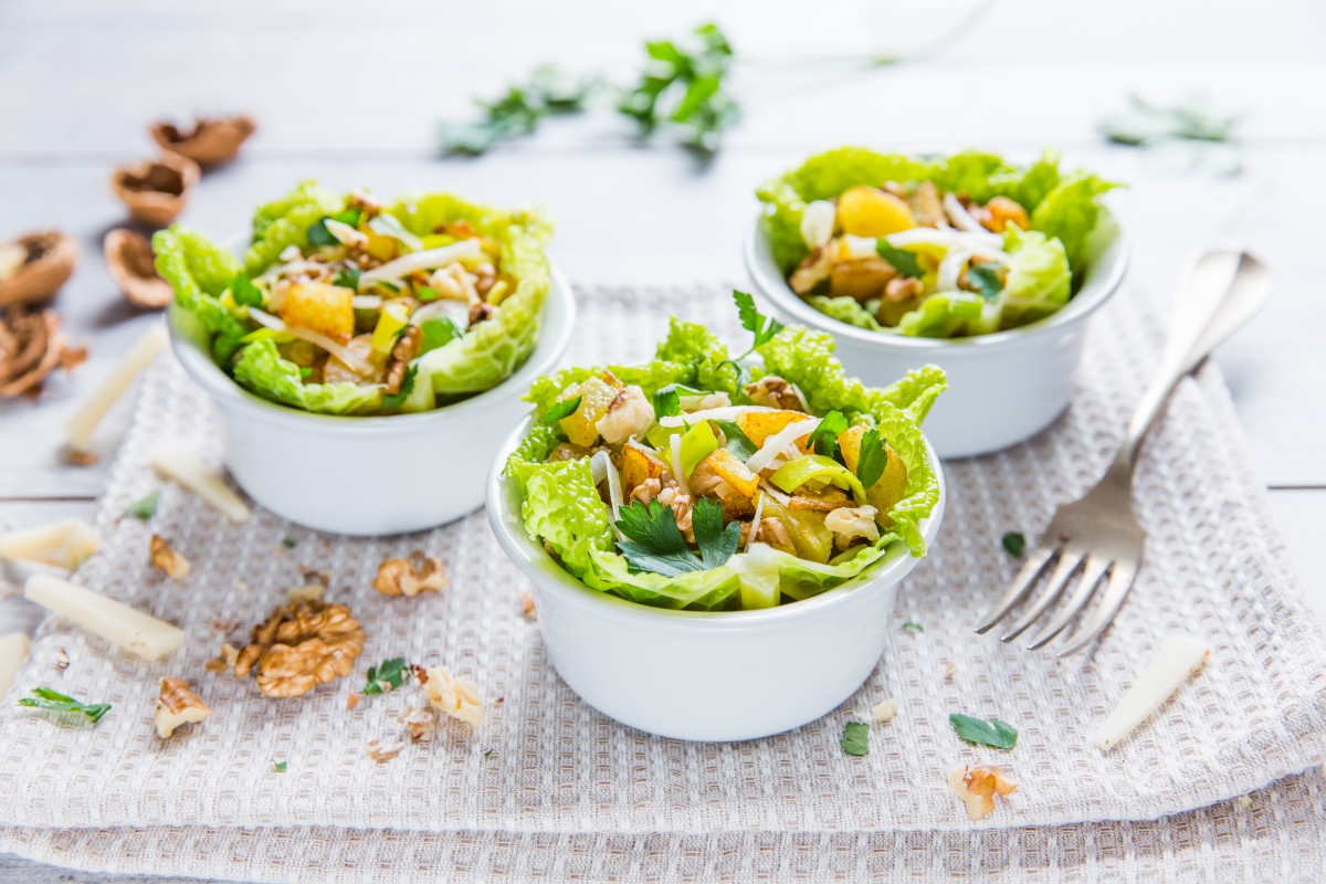 aardappel prei salade