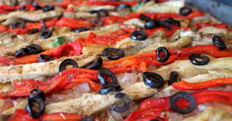 Coca Recapte Spanish Flatbread With Smokey Grilled Vegetables