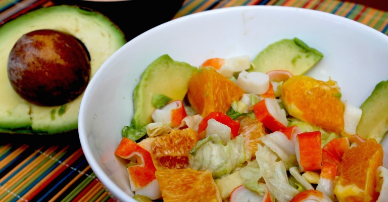 Ensalada tropical de lechuga, aguacate y naranja | Love my Salad