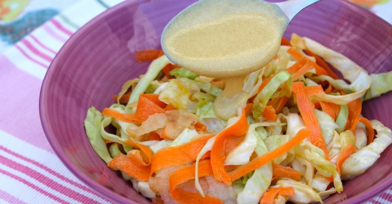 Carrot And Apple Coleslaw With Mustard Vinaigrette Love My Salad