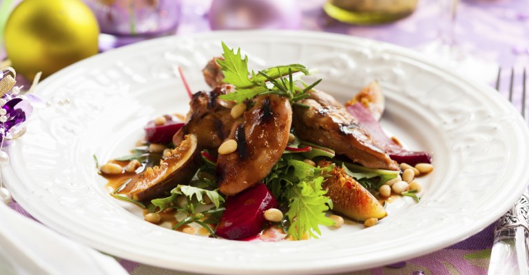 Christmas Salad With Beetroot Figs And Smoked Duck Love My Salad
