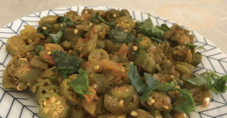 Lady Finger Okra Love My Salad