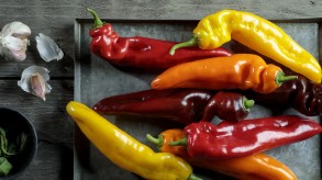 Sweet pointed peppers