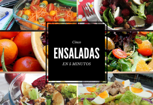 5 ensaladas en menos de 5 minutos