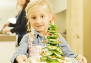 Weihnachtsbaum aus Gurken