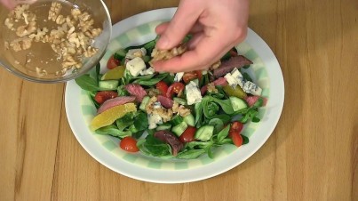 Salade à la viande de boeuf selon Christian