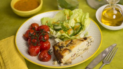 Tortilla de verduras mexicana