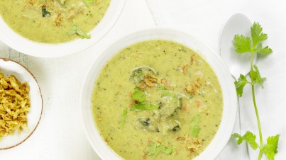 Creamy Asian cucumber soup