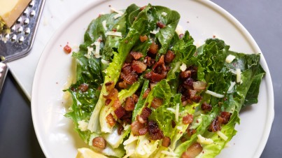 Caesar Salad con lattuga romana