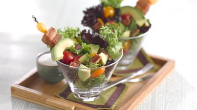 BLT salad with ranch dressing