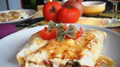 Canelones de pisto Canelones de pisto