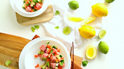 Ensalada de ceviche