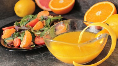 Delicious citrus vinaigrette