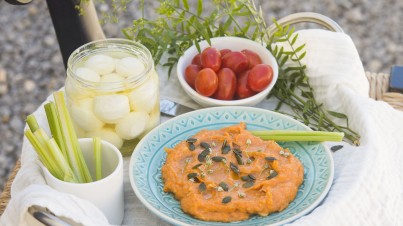 Dip veraniego de calabaza Dip veraniego de calabaza