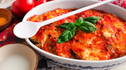 20 minute aubergine parmigiana