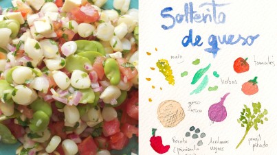 Solterito de queso (Ensalada peruana) Solterito de queso (Ensalada peruana)