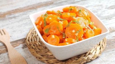 South African 'Copper Penny' carrot salad