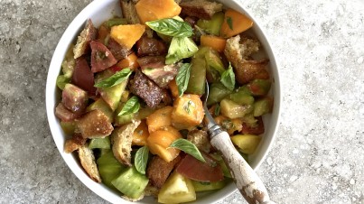 Ensalada mediterránea de tomates