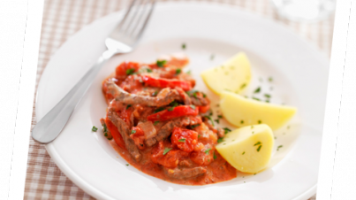 Goulash de tomates fraîches