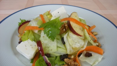 Ensalada de manzana y zanahoria