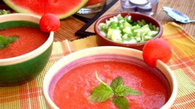Watermeloen gazpacho