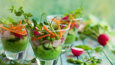 Green goddess veggie dips