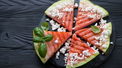 Grilled watermelon