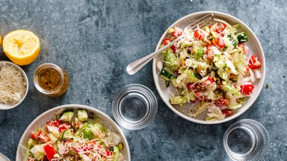 Ensalada de lechuga iceberg