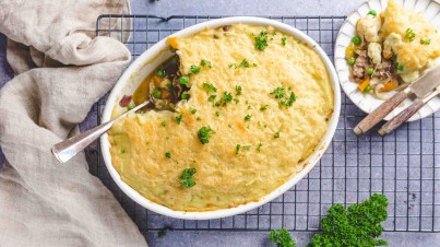 Cottage pie met bloemkool en paprika