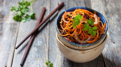 Salade de carottes épicées à la Coréenne