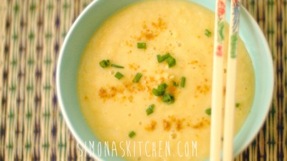 Zuppa di Mais Piccante con Zenzero & Curry Zuppa di Mais Piccante con Zenzero & Curry