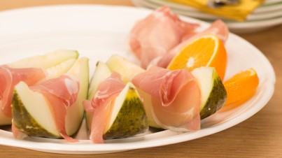 Prosciutto Serrano e melone Piel de Sapo 