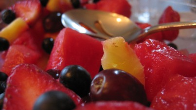 Aliño sofisticado para ensalada de fruta