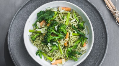 Noodles con brócoli: receta fácil