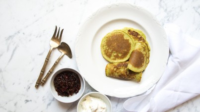 Pancakes de brócoli