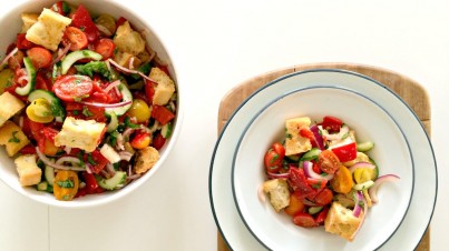 Clássica panzanella italiana 