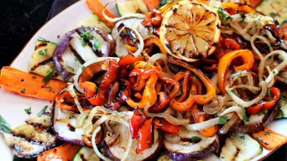 Grilled vegetable platter