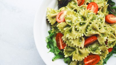 Nudelsalat mit Pesto