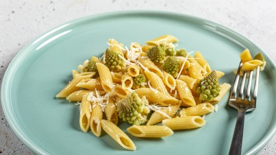 Nudelsalat mit Romanesco