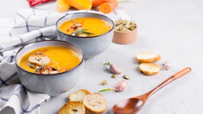 Soupe de carottes au gingembre