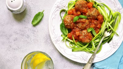 Polpette di pollo con zucchine