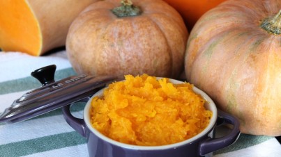 Puré de calabaza asada